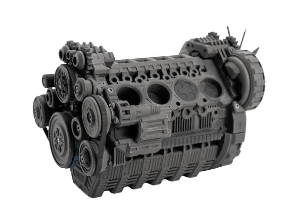 Engine model printed by powder bed fusion